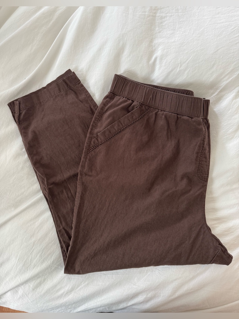 Penn Linen Blend Trouser Pull On Pant